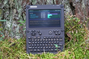 uConsole + Debian Linux + SonicTerm.